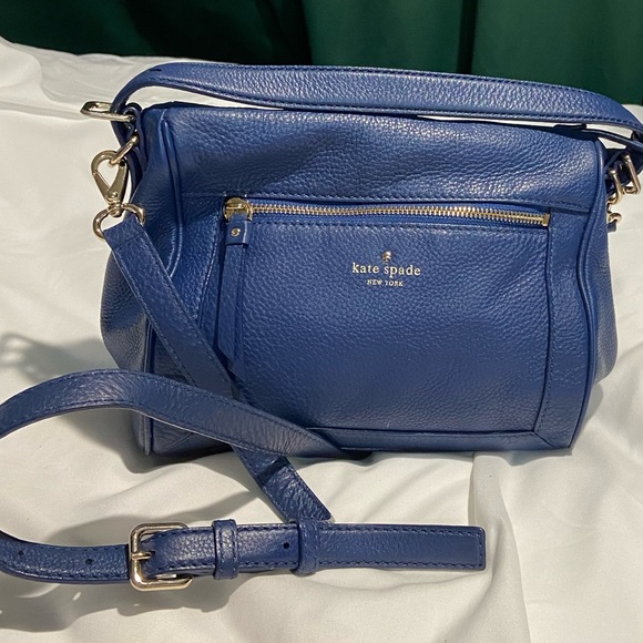 kate spade Handbags - Kate spade soft leather satchel cobalt blue